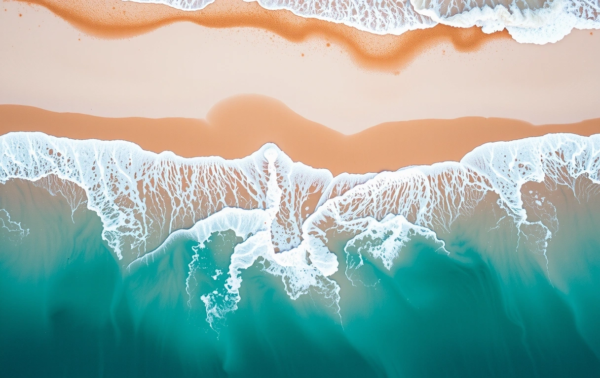 Calm coastline representing security